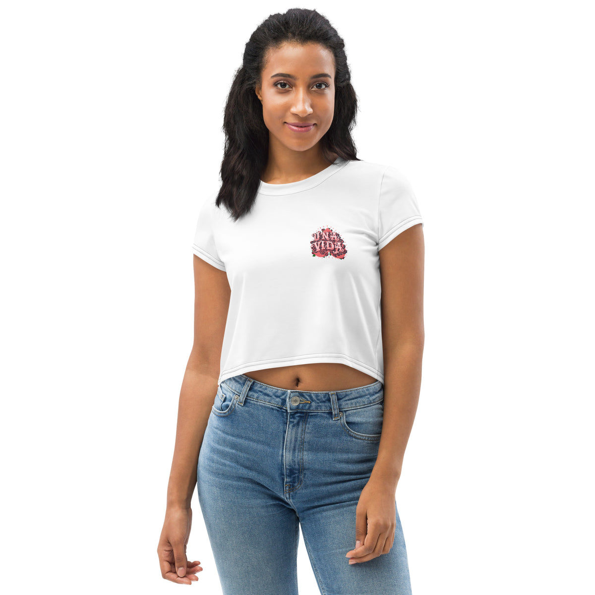 Una Vida Apparel Women’s Crop Top