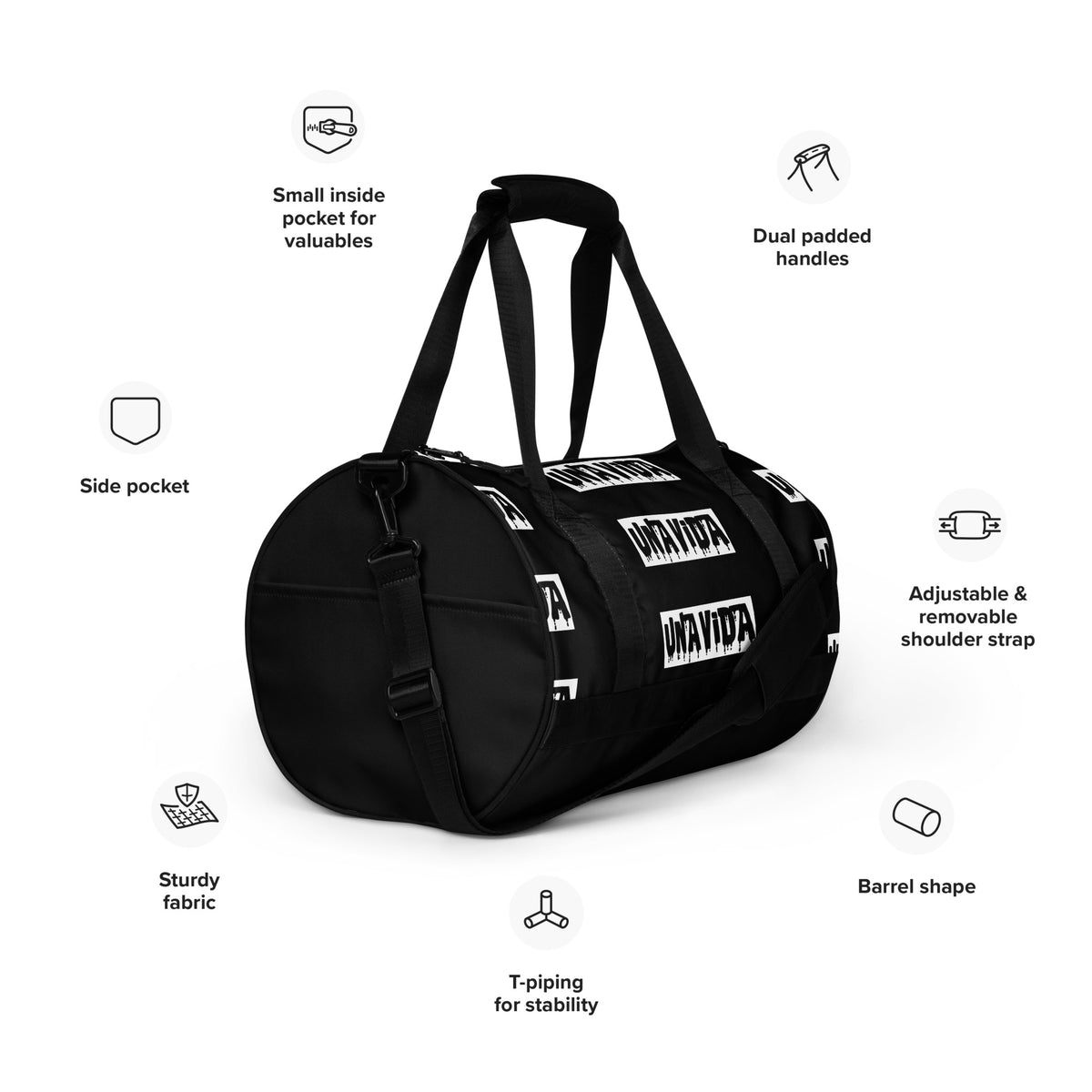 Una Vida Gym Bag