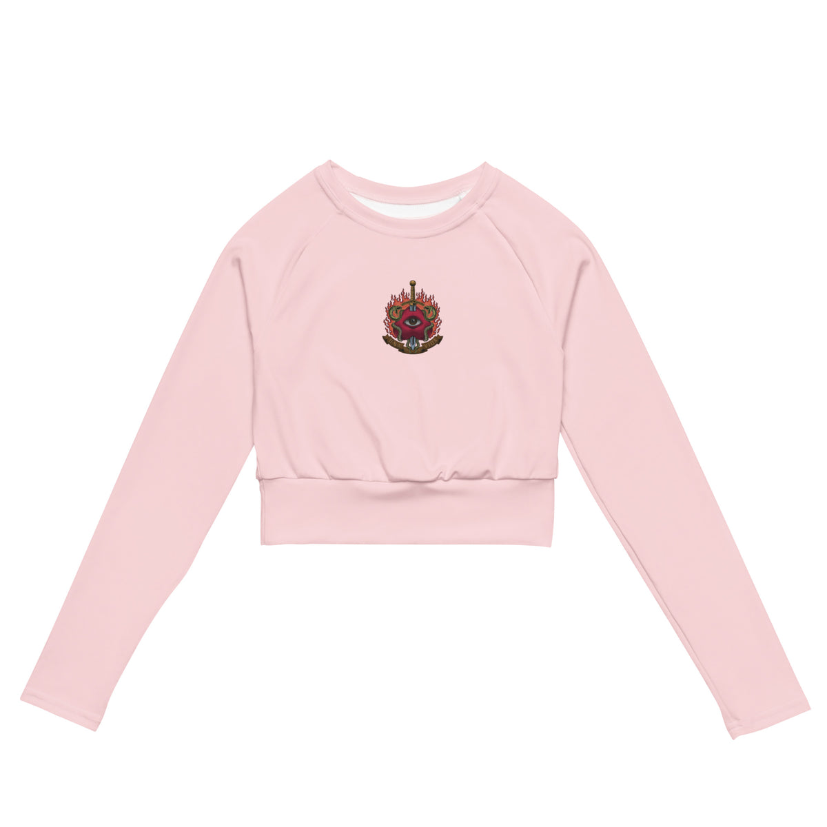 Una Vida Long-Sleeve Crop Top